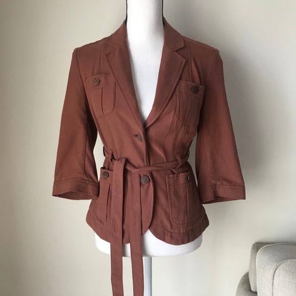 Anthropologie Jackets & Blazers - Anthropologie Cartonnier Brown Blazer Jacket